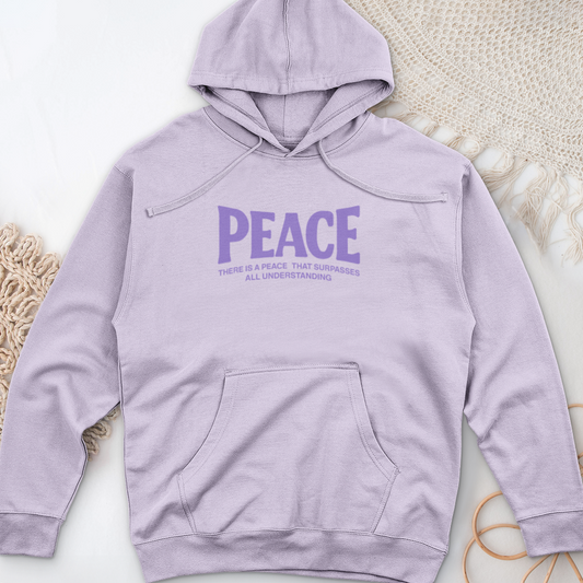 Peace Midweight Hooded Sweatshirt