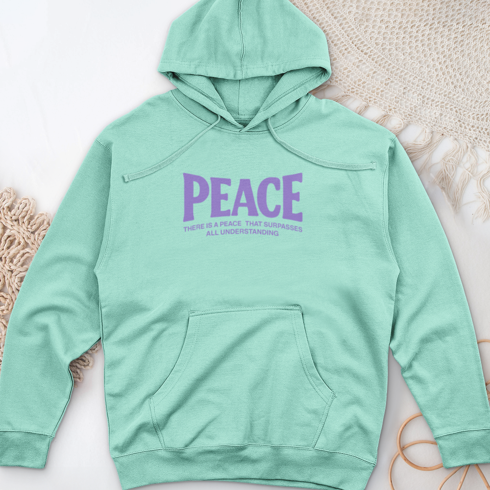 Peace Midweight Hooded Sweatshirt