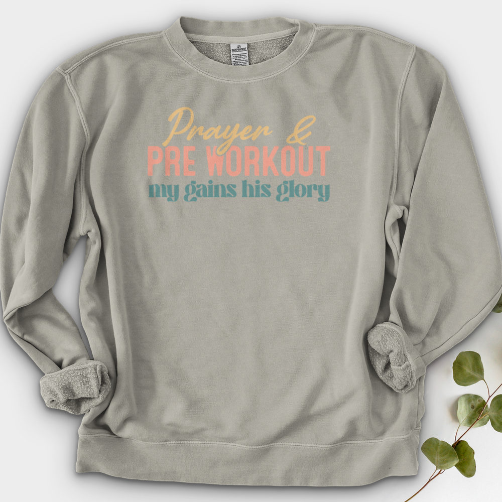 Prayer & Pre Workout Crewneck