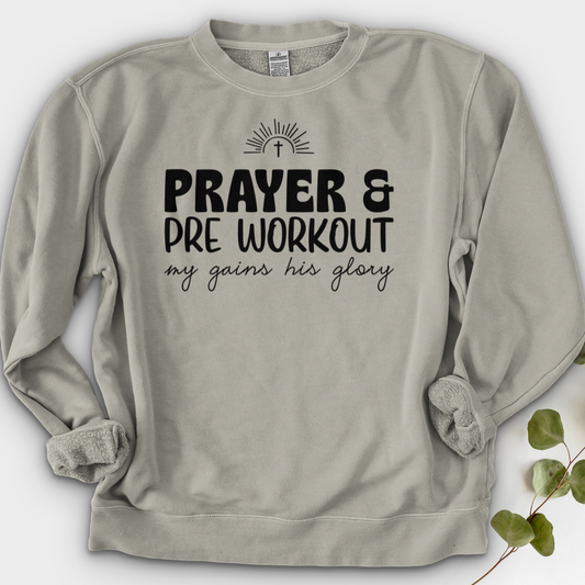 Prayer and PreWorkout Crewneck