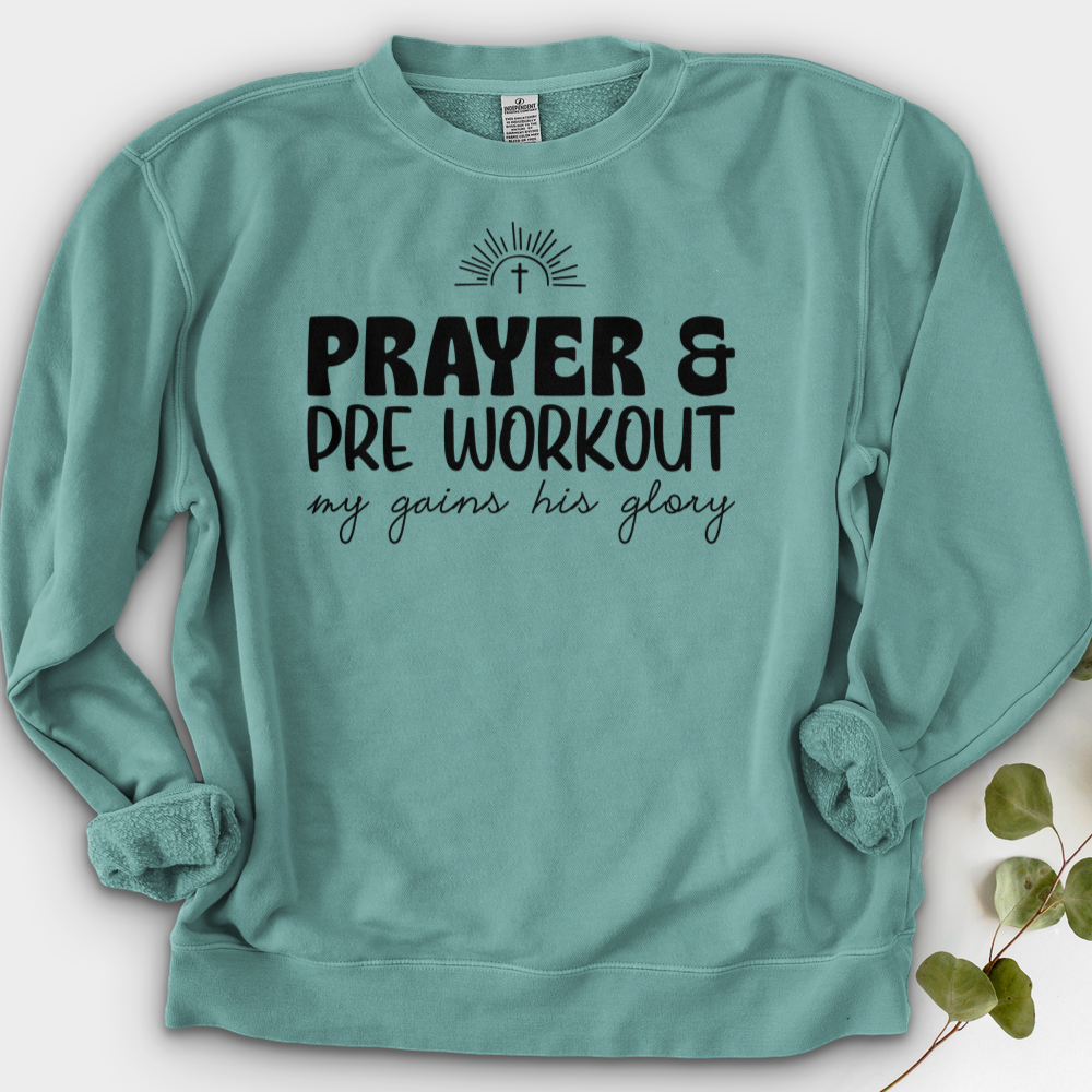 Prayer and PreWorkout Crewneck