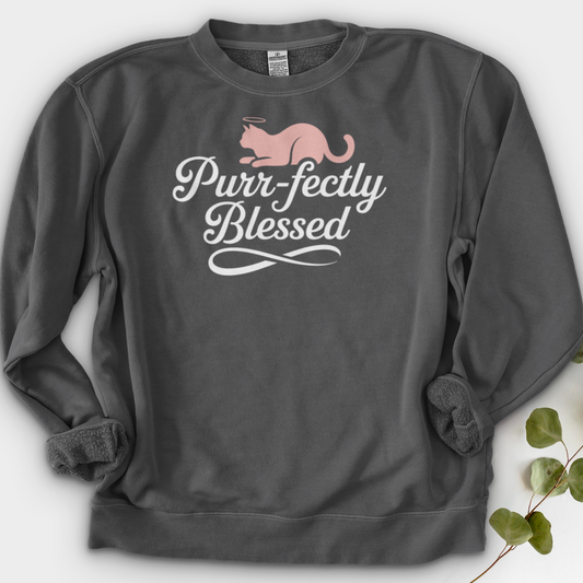 Purrfectly Blessed Crewneck