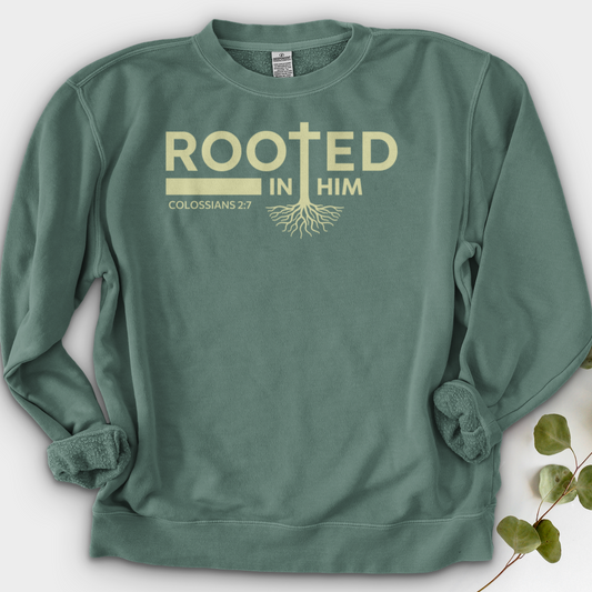 Rooted in Him Crewneck