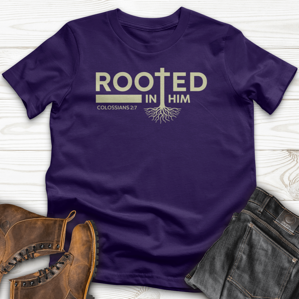 Rooted in Him T-shirt