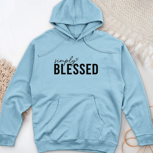 Simply Blessed 02 Midweight Hooded Sweatshirt