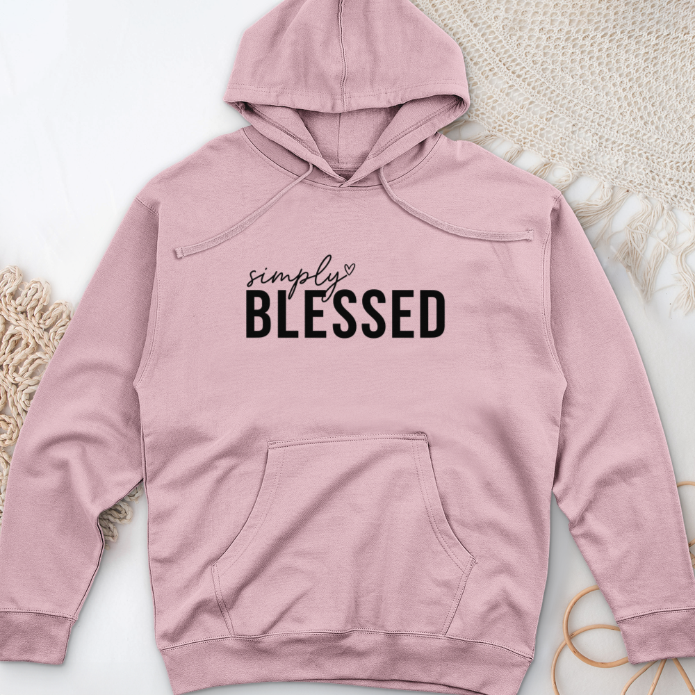Simply Blessed 02 Midweight Hooded Sweatshirt