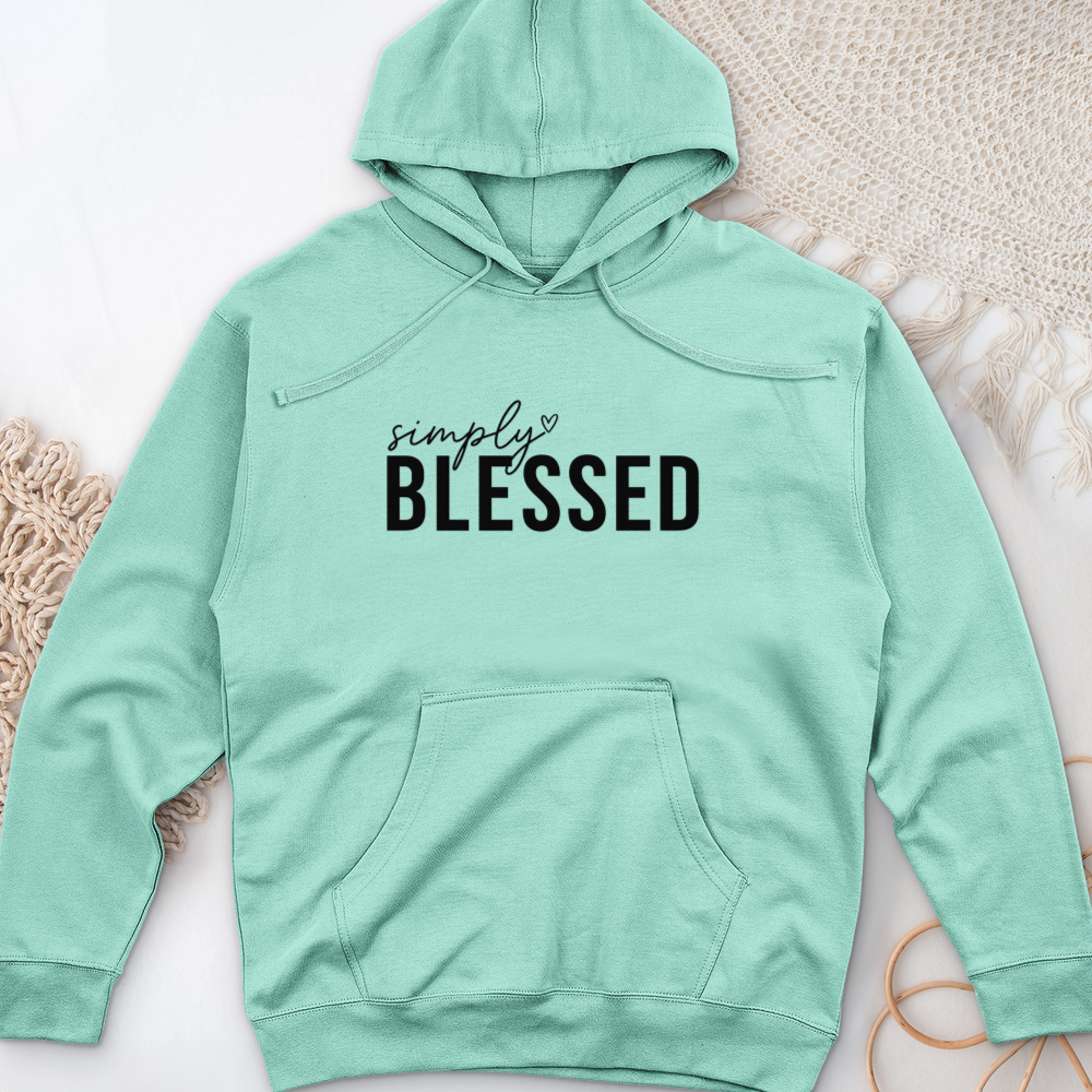 Simply Blessed 02 Midweight Hooded Sweatshirt