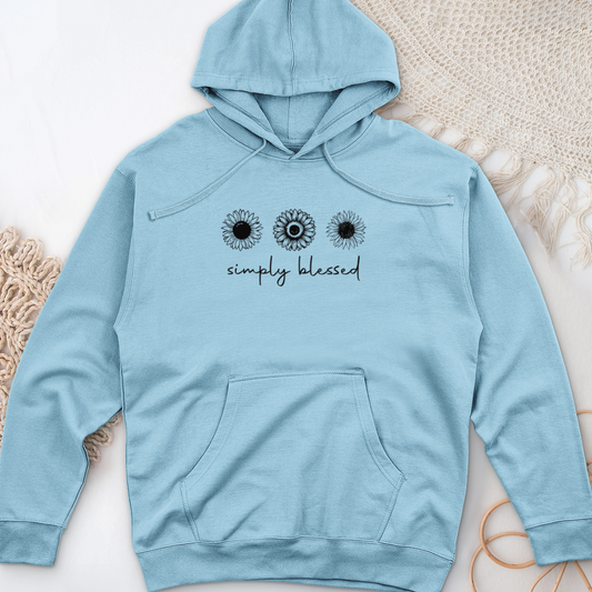 Simply Blessed Midweight Hooded Sweatshirt