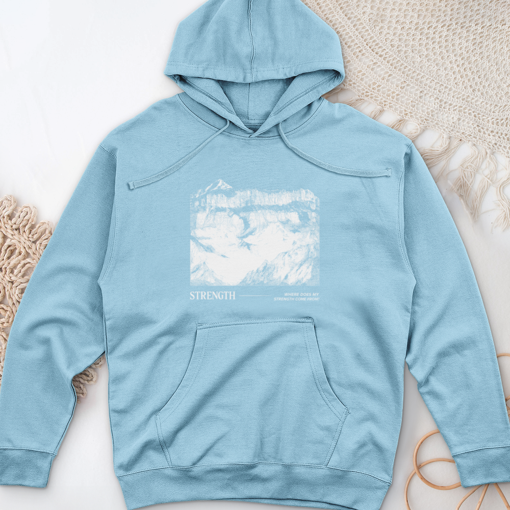 Strength 01 Midweight Hooded Sweatshirt