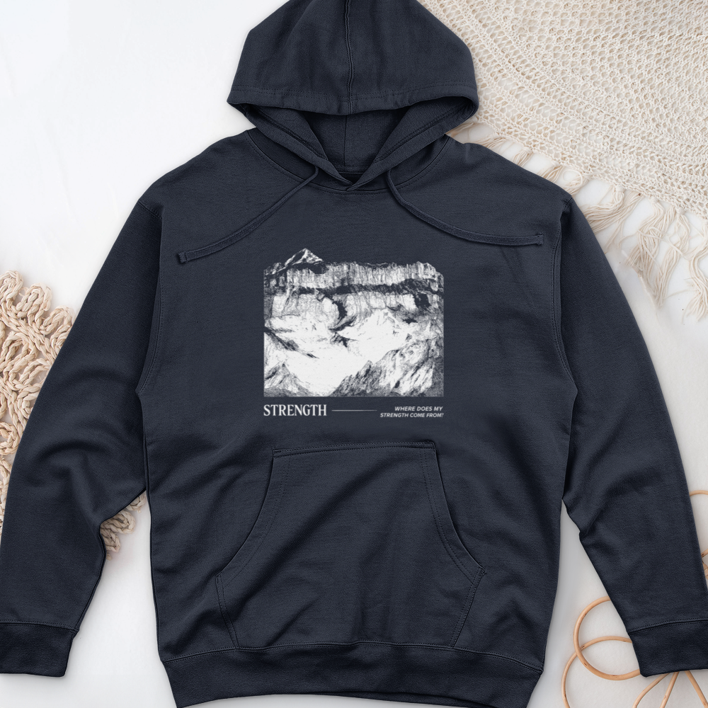 Strength 01 Midweight Hooded Sweatshirt