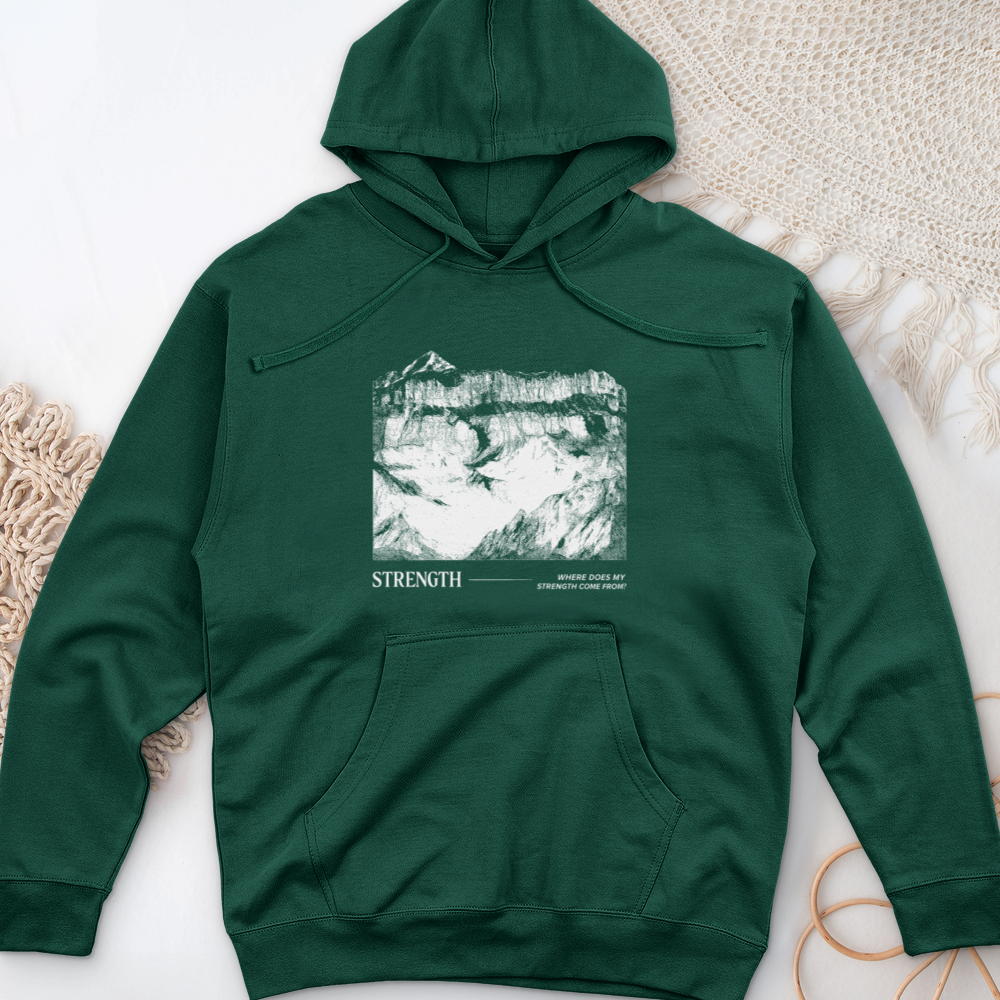 Strength 01 Midweight Hooded Sweatshirt