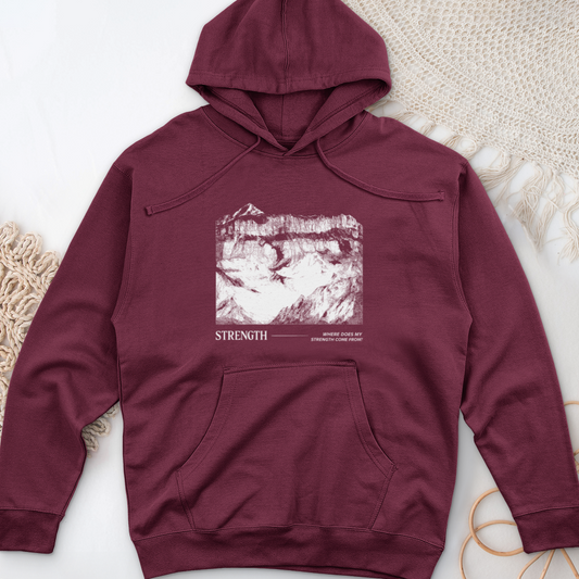 Strength 01 Midweight Hooded Sweatshirt