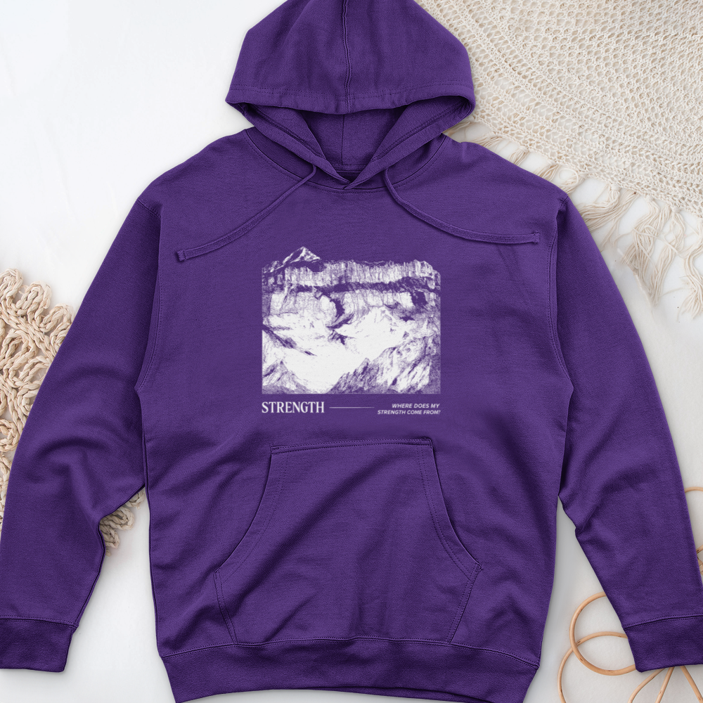 Strength 01 Midweight Hooded Sweatshirt