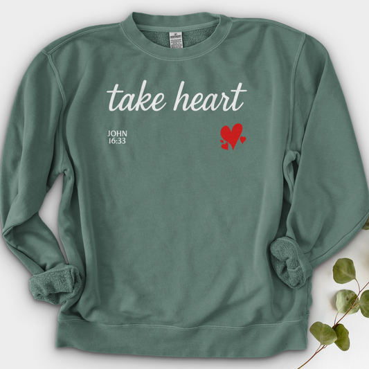 Take Heart Crewneck