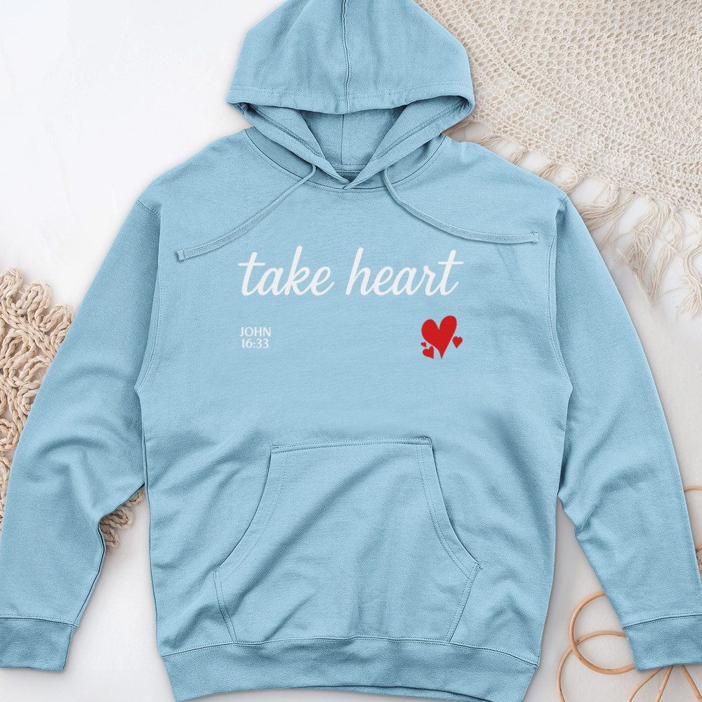 Take Heart Midweight Hooded Sweatshirt