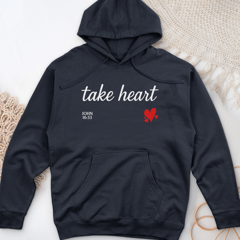 Take Heart Midweight Hooded Sweatshirt