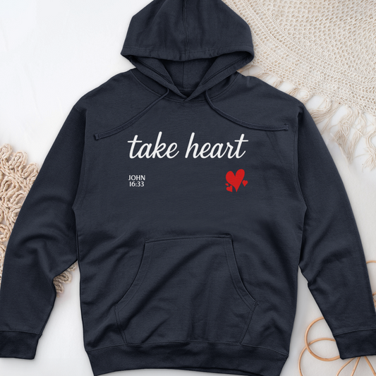 Take Heart Midweight Hooded Sweatshirt