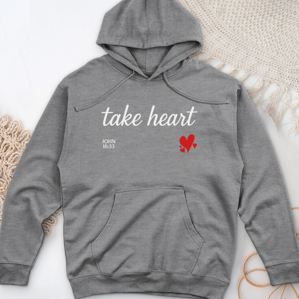 Take Heart Midweight Hooded Sweatshirt