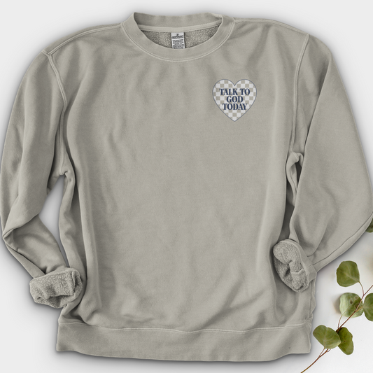 Talk To God Today Crewneck
