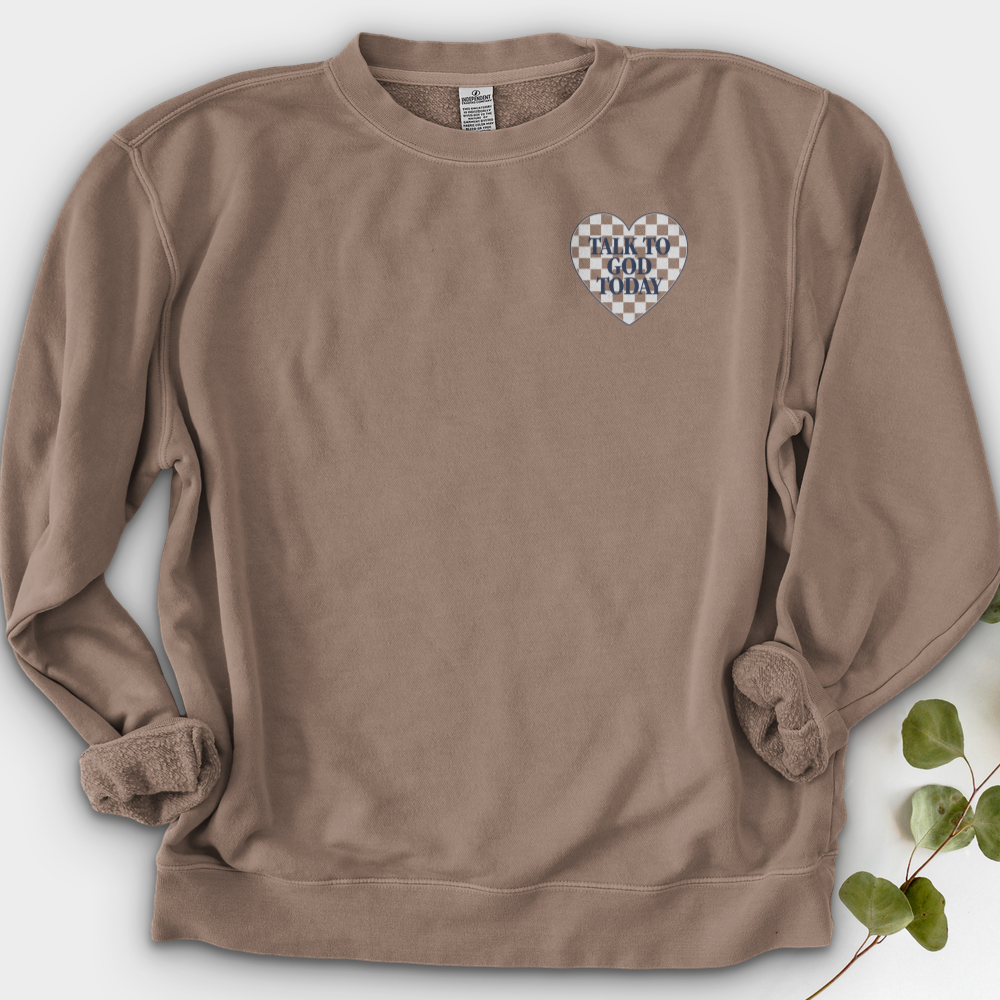 Talk To God Today Crewneck