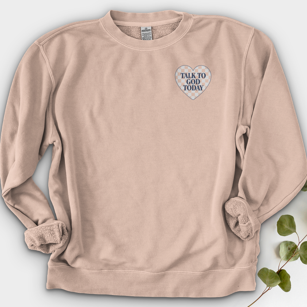 Talk To God Today Crewneck