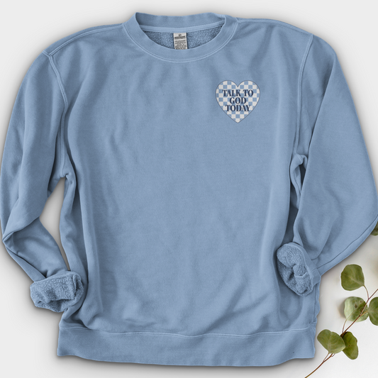 Talk To God Today Crewneck