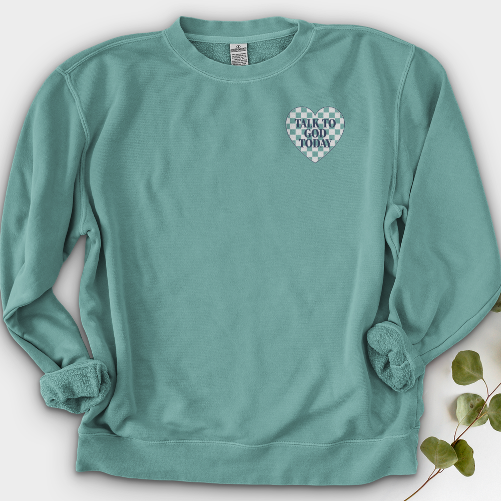 Talk To God Today Crewneck