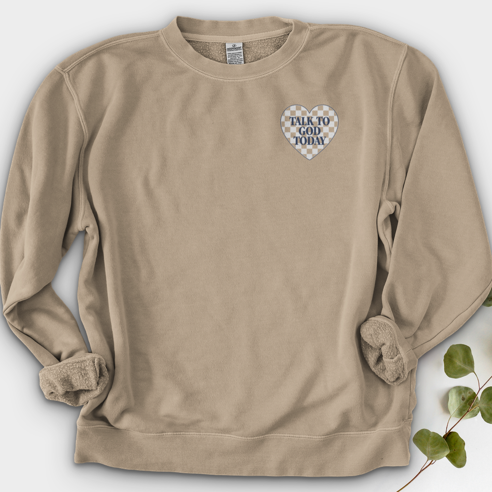 Talk To God Today Crewneck