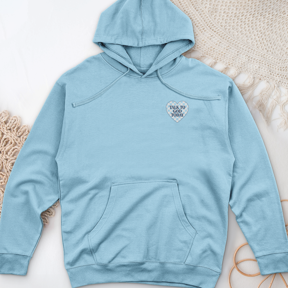 Talk To God Today Midweight Hooded Sweatshirt