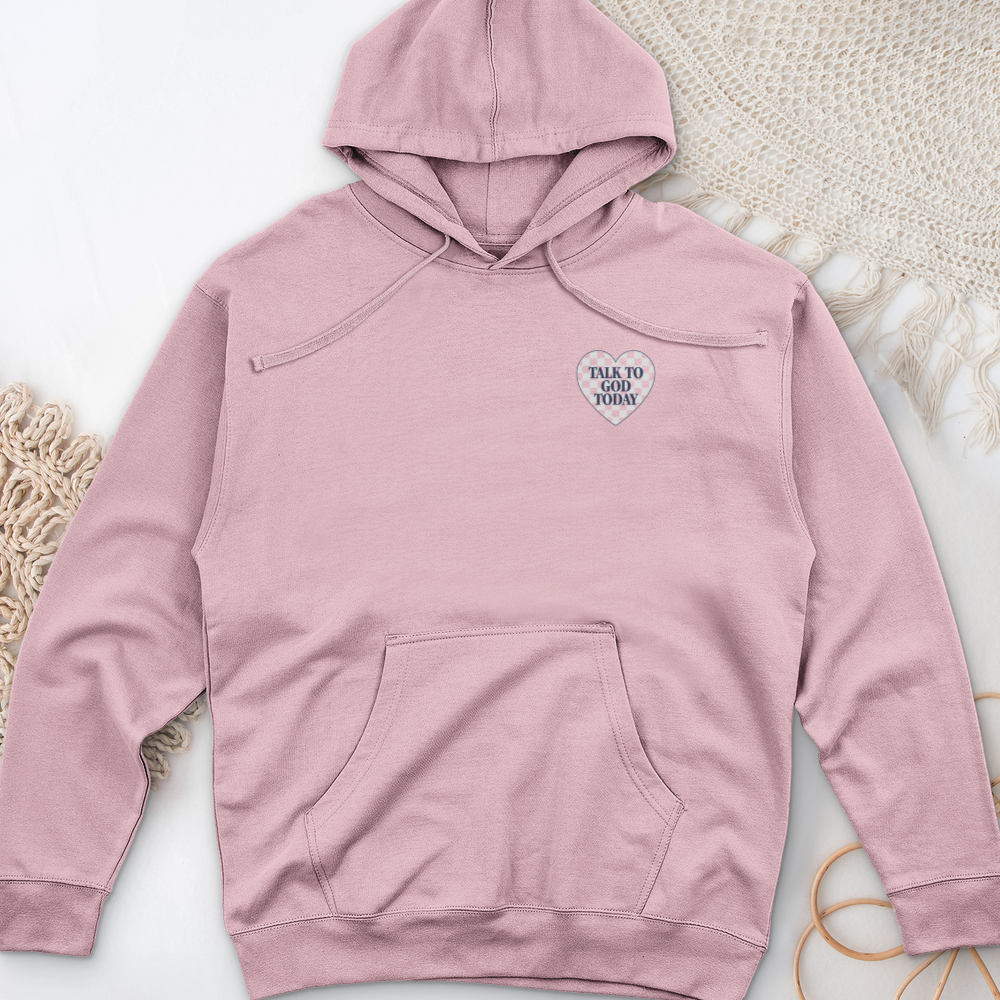 Talk To God Today Midweight Hooded Sweatshirt