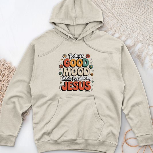 Today's Good Mood Midweight Hooded Sweatshirt