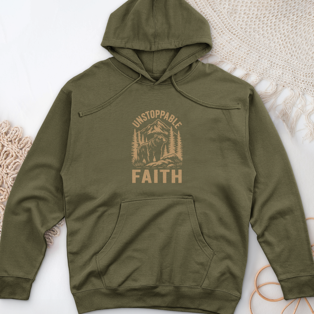 Unstoppable Faith Midweight Hooded Sweatshirt
