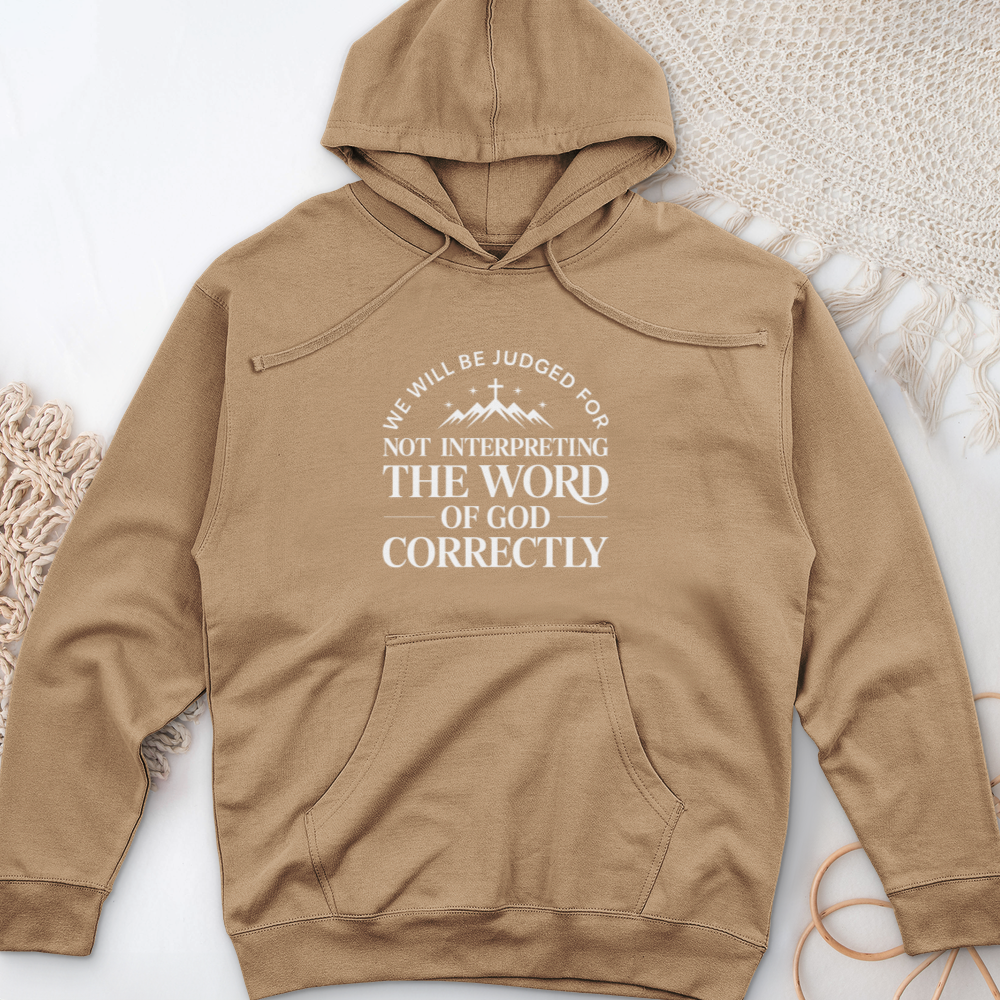 We Will Be Judged 02 Midweight Hooded Sweatshirt