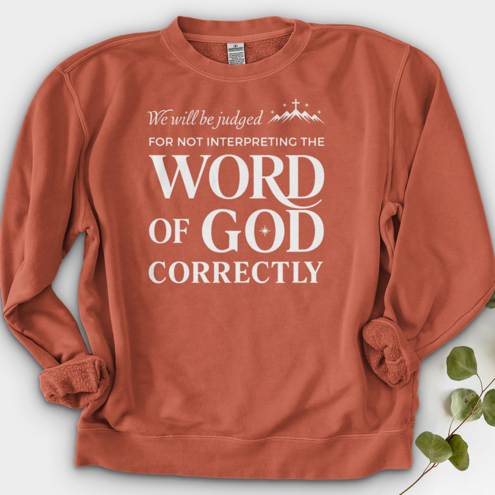 We Will Be Judged Crewneck