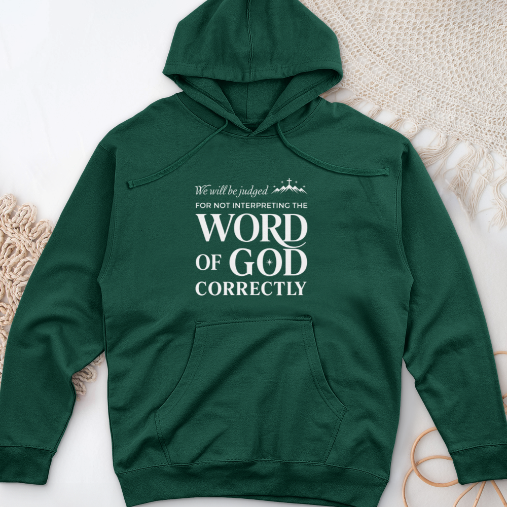 We Will Be Judged Midweight Hooded Sweatshirt