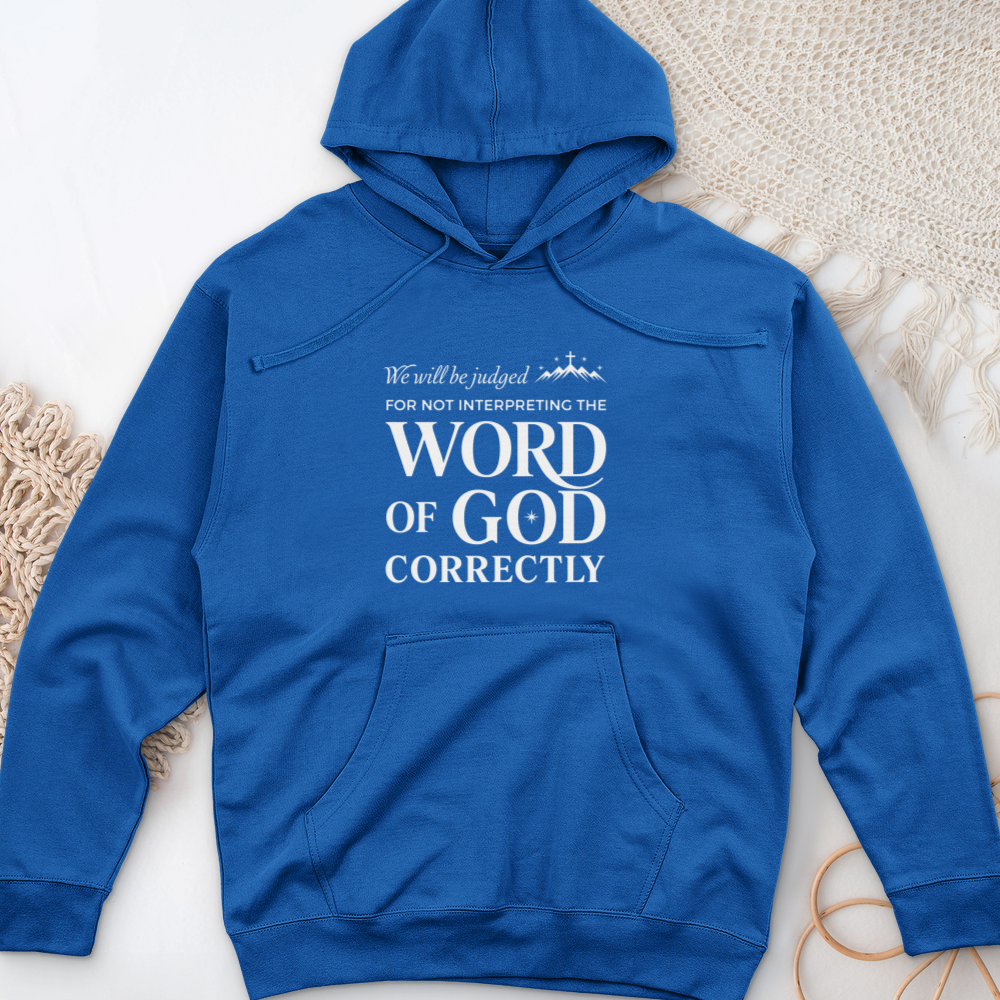 We Will Be Judged Midweight Hooded Sweatshirt